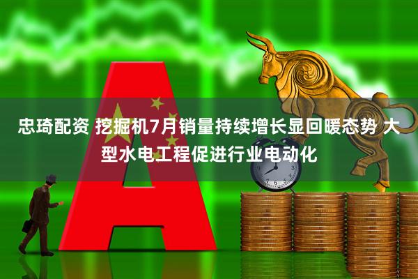 忠琦配资 挖掘机7月销量持续增长显回暖态势 大型水电工程促进行业电动化