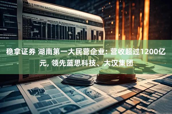 稳拿证券 湖南第一大民营企业: 营收超过1200亿元, 领先蓝思科技、大汉集团