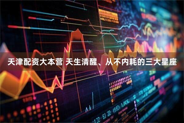 天津配资大本营 天生清醒、从不内耗的三大星座